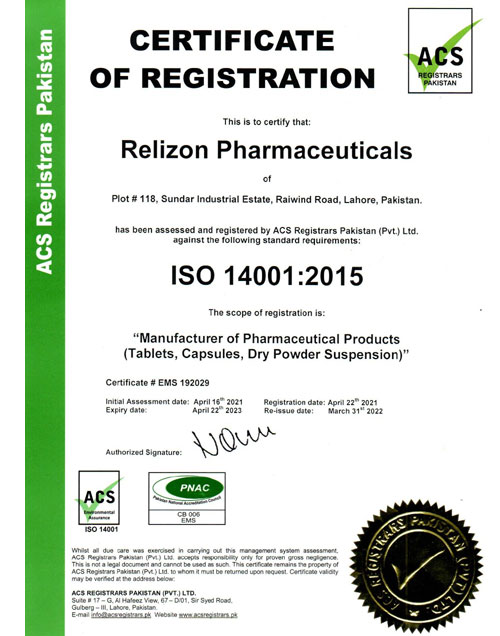 Relizon Pharmaceuticals