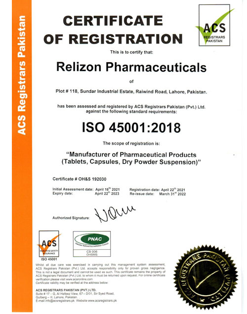 Relizon Pharmaceuticals